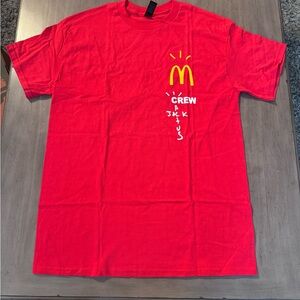 Travis Scott x McDonald’s Crew T-Shirt Cactus Jack Medium